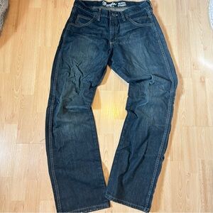 Wrangler Men's Deep Indigo Relaxed Jeans